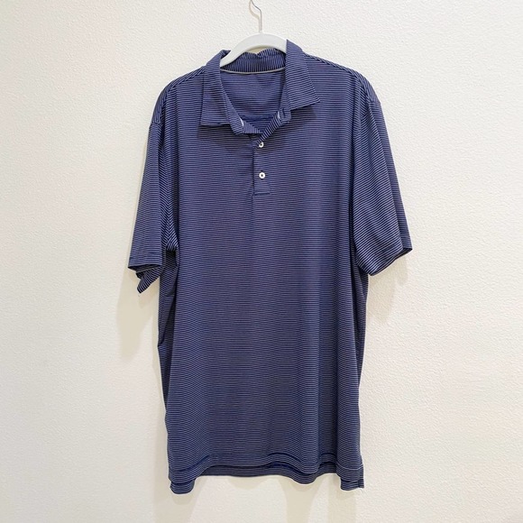 johnnie-O Other - johnnie-O striped polo collared shirt size large